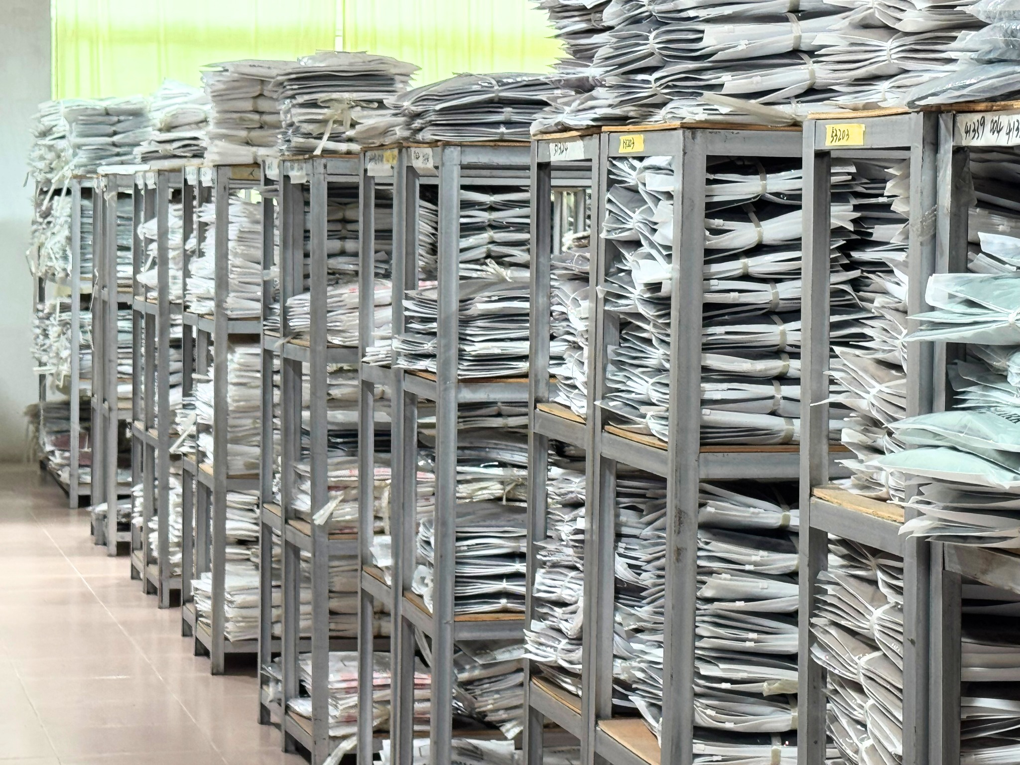 Warehouse storage